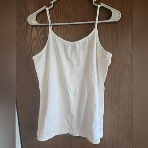 Falls Creek White Fitted Camisole Top